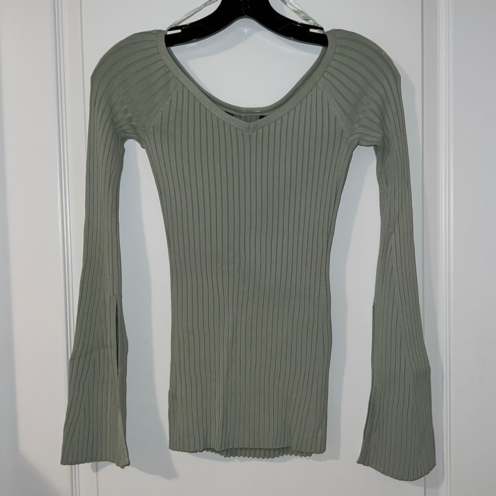 Sage NEVER WORN bcbg top